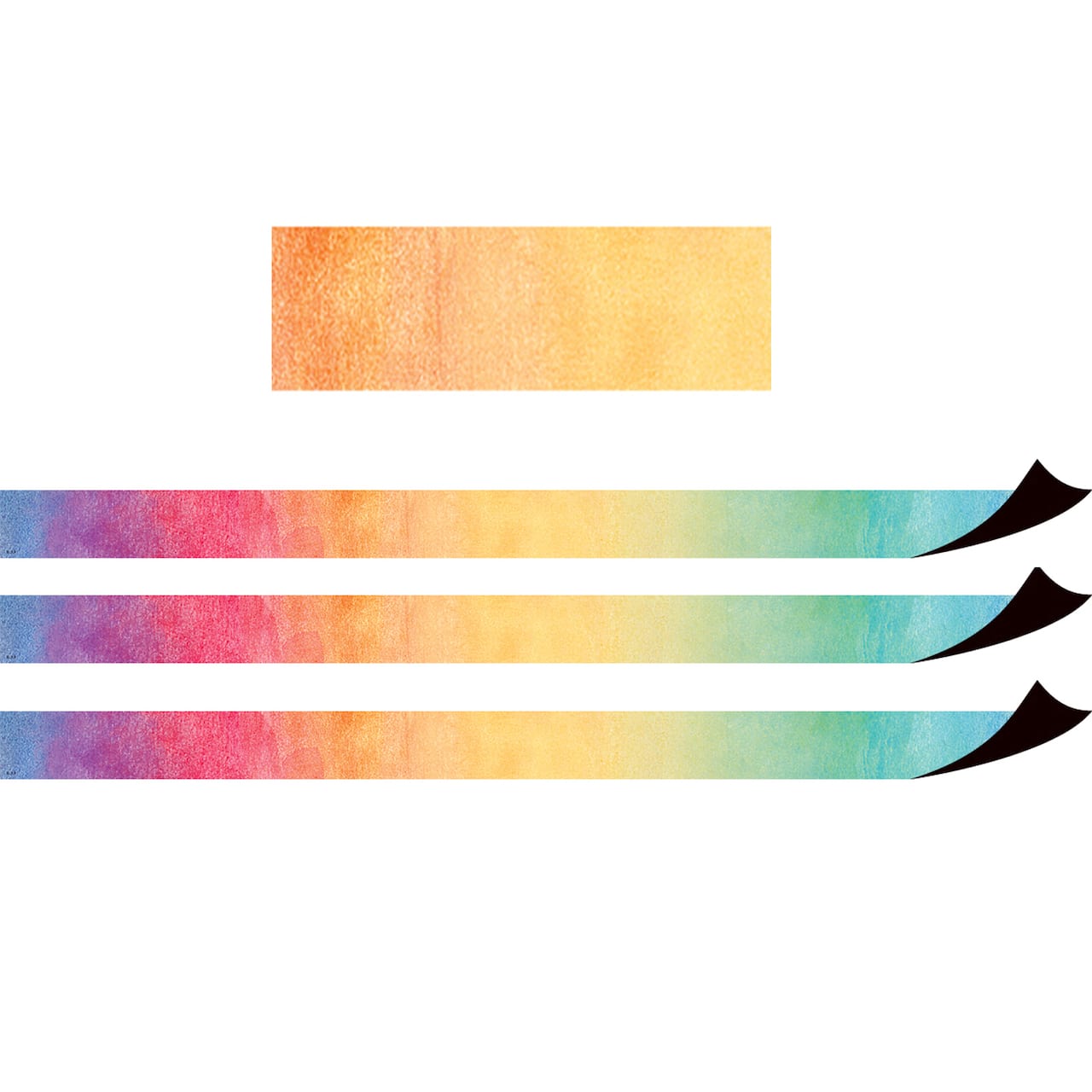 Teacher Created Resources Watercolor Magnetic Border, 72ft.